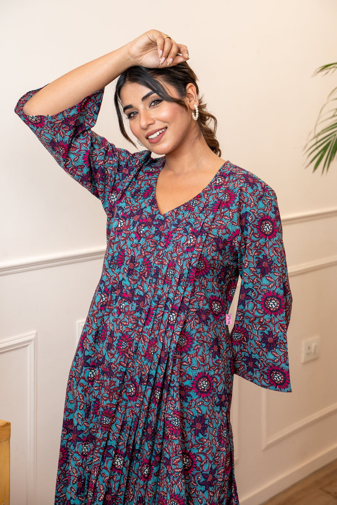 Raat Rani Bloom Pleated Co-ord Set
