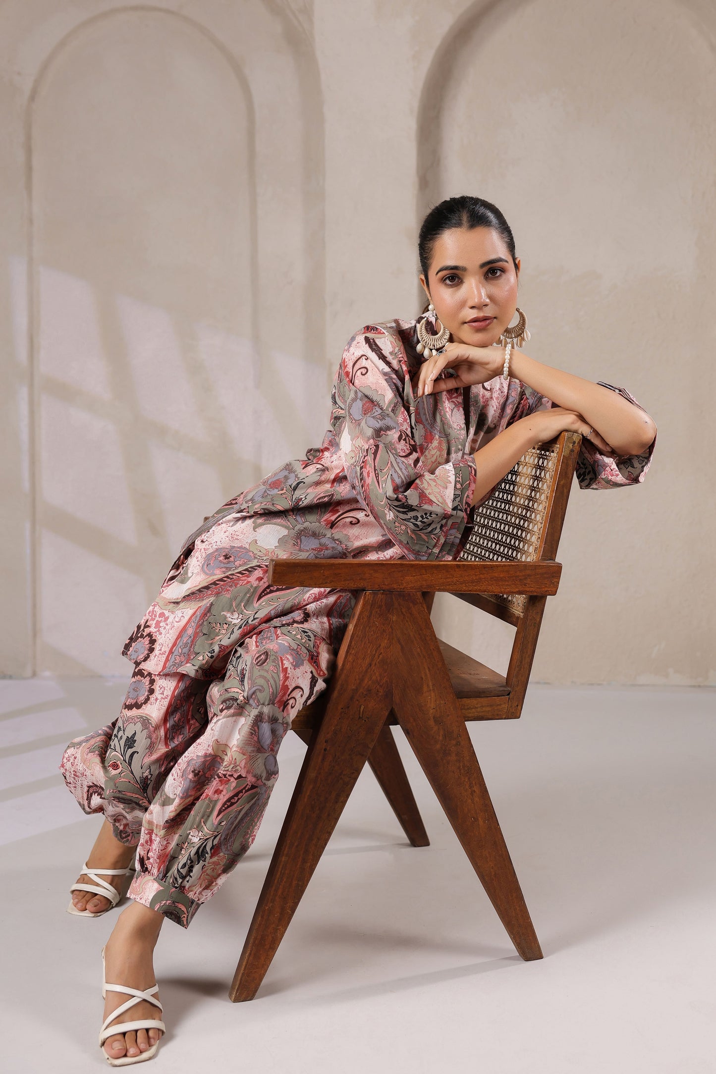 Misty Mulberry Cotton Co-ord Set