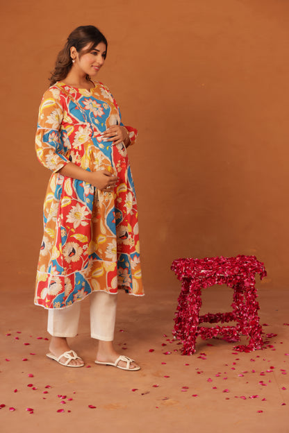 Desi Botanica Maternity & Nursing Kurta