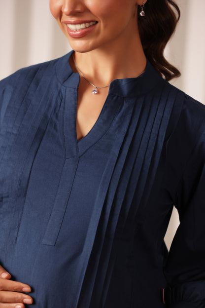 Blue Horizon Maternity & Nursing Top