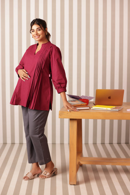 Mulberry Grace Maternity & Nursing Top