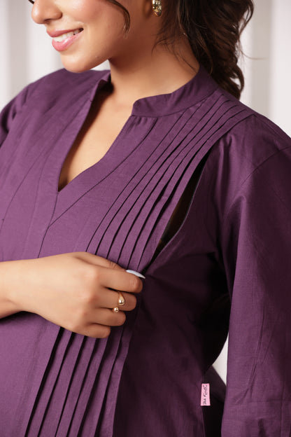 Gulabi Jamun Maternity & Nursing Top