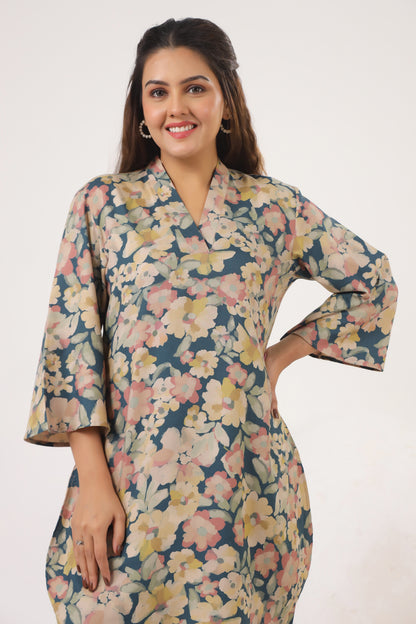 Pashmina Floral Bloom Co-ord Set