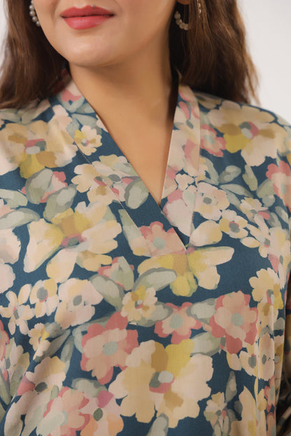 Pashmina Floral Bloom Co-ord Set