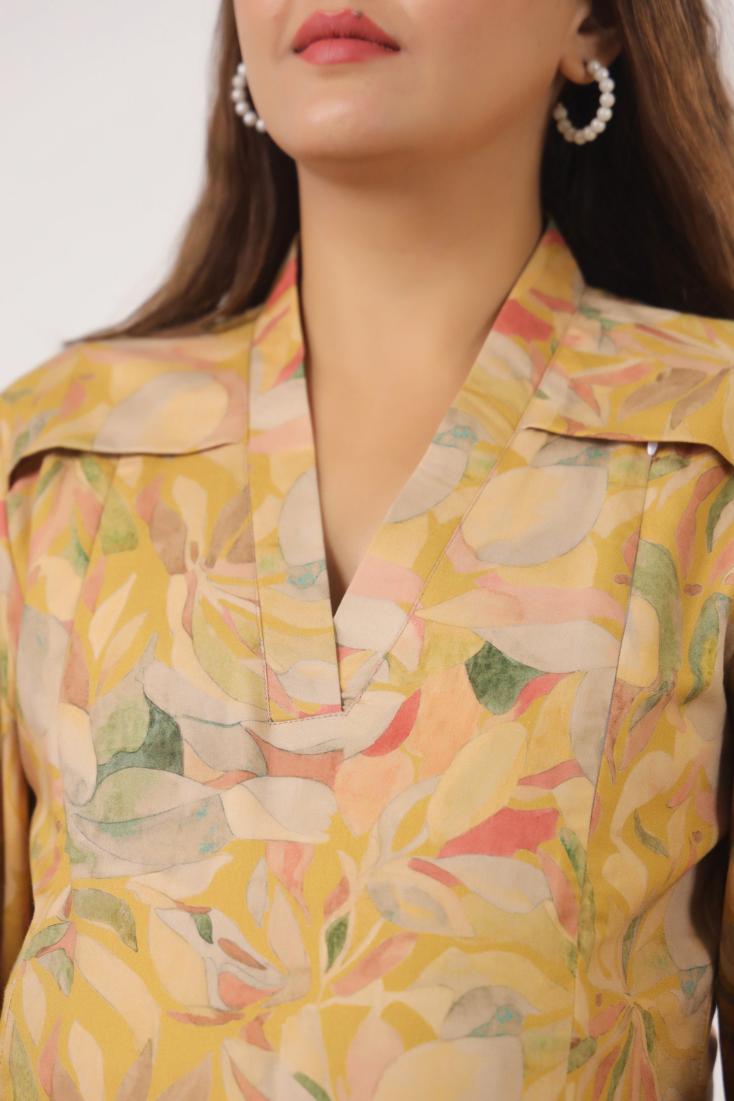 Pashmina Autumn Leaf Maternity & Nursing Co-ord Set