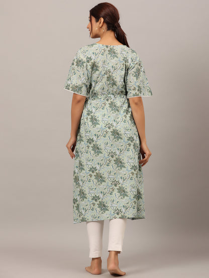 Savannah Safari Maternity & Nursing Kaftan Kurta