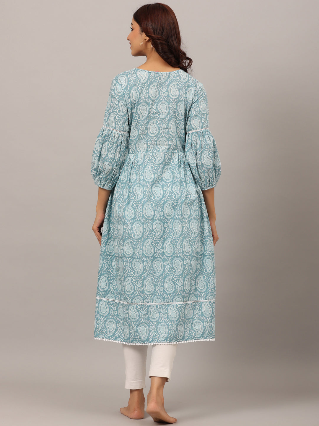 Paisley Finesse Maternity & Nursing Kurta