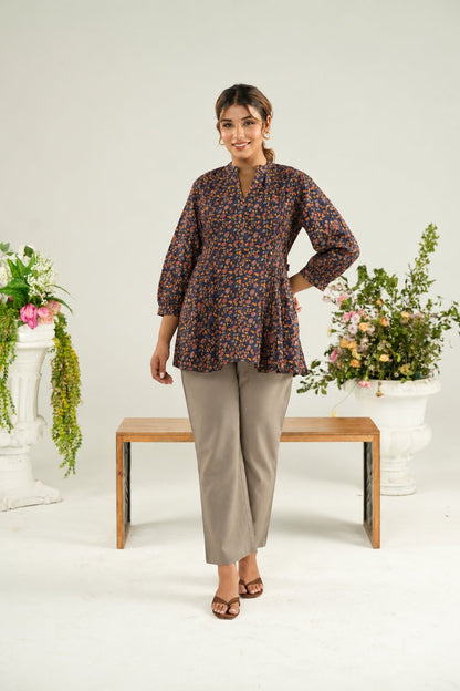Terra Tones Maternity & Nursing Top