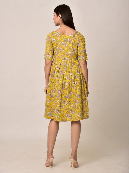 Yellow Mellow Cotton Dress