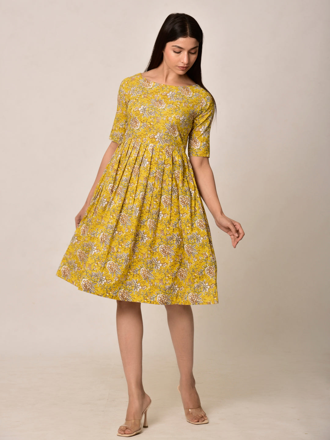 Yellow Mellow Cotton Dress