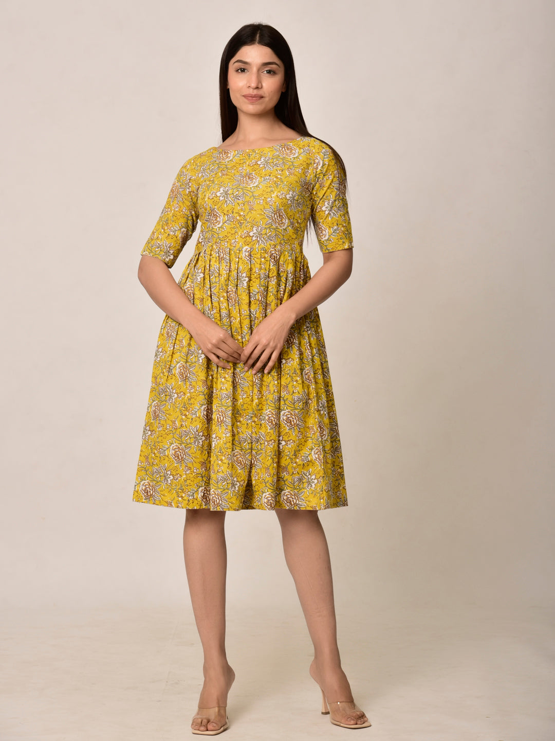 Yellow Mellow Cotton Dress