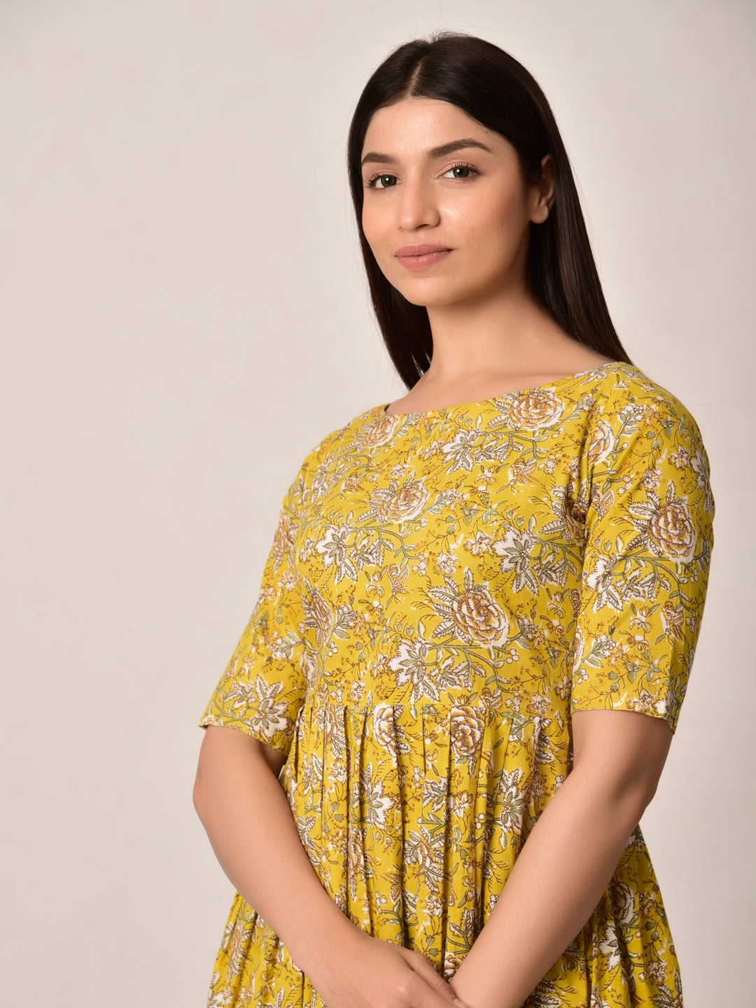 Yellow Mellow Cotton Dress