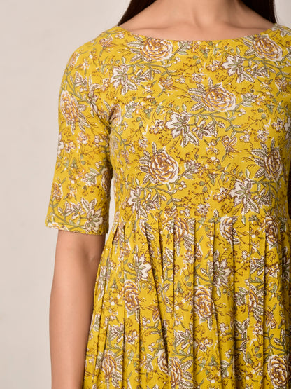 Yellow Mellow Cotton Dress