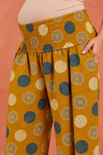Earthy Medallions Maternity & Nursing Co-ord