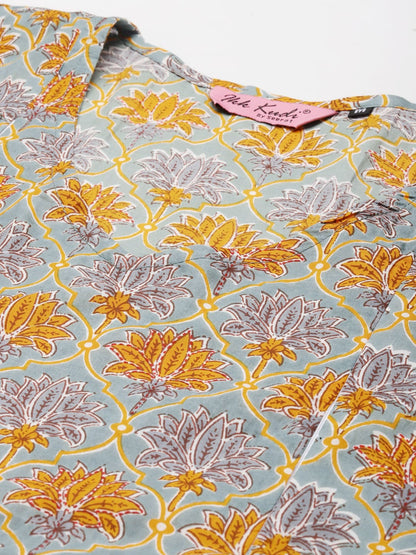 Blooming Radiance Maternity & Nursing Kaftan