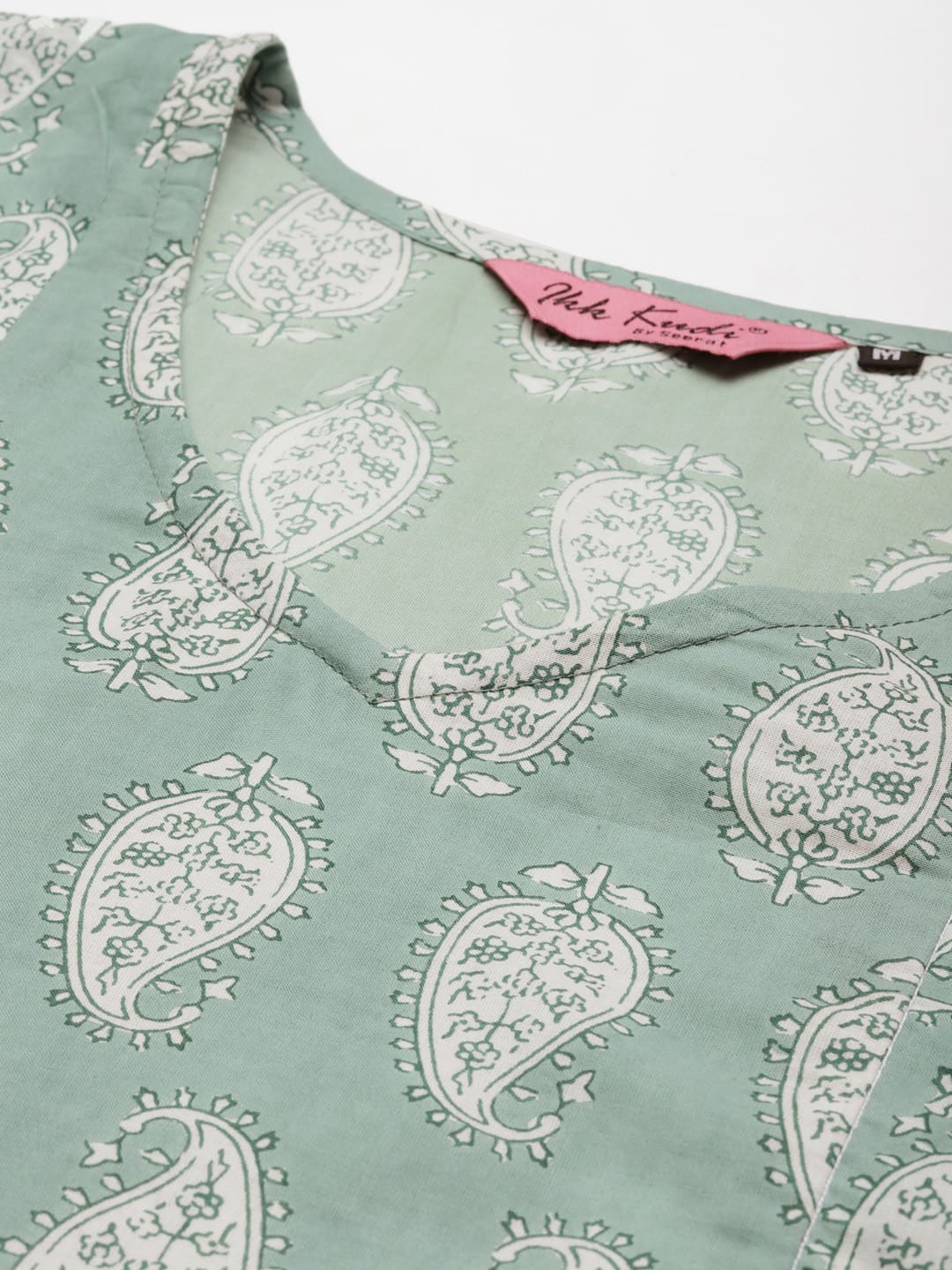 Paisley On Green Maternity & Nursing Kaftan