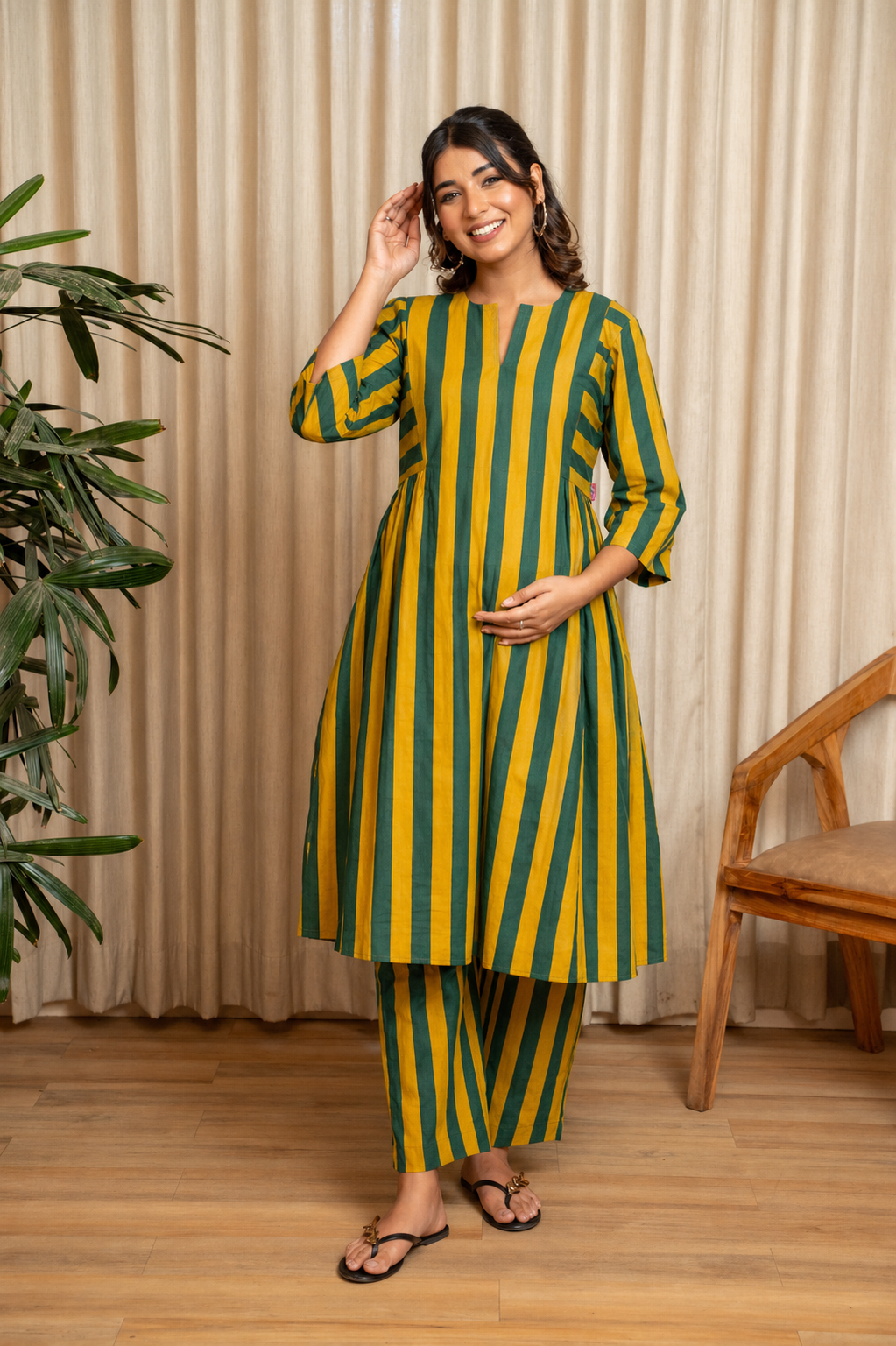 Suraj Neel Dhara Maternity & Nursing  Co-ord Set