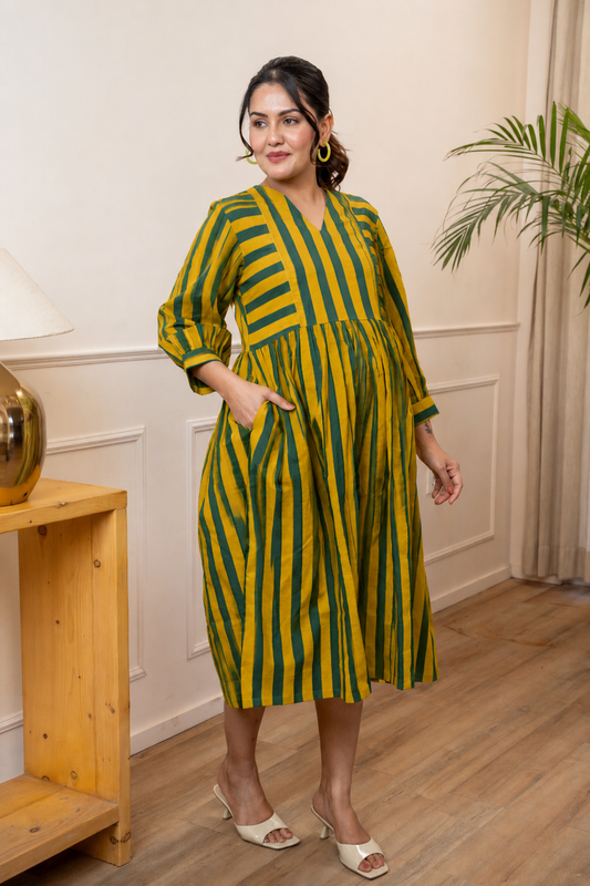 Suraj Neel Dhara Maternity & Nursing Dress