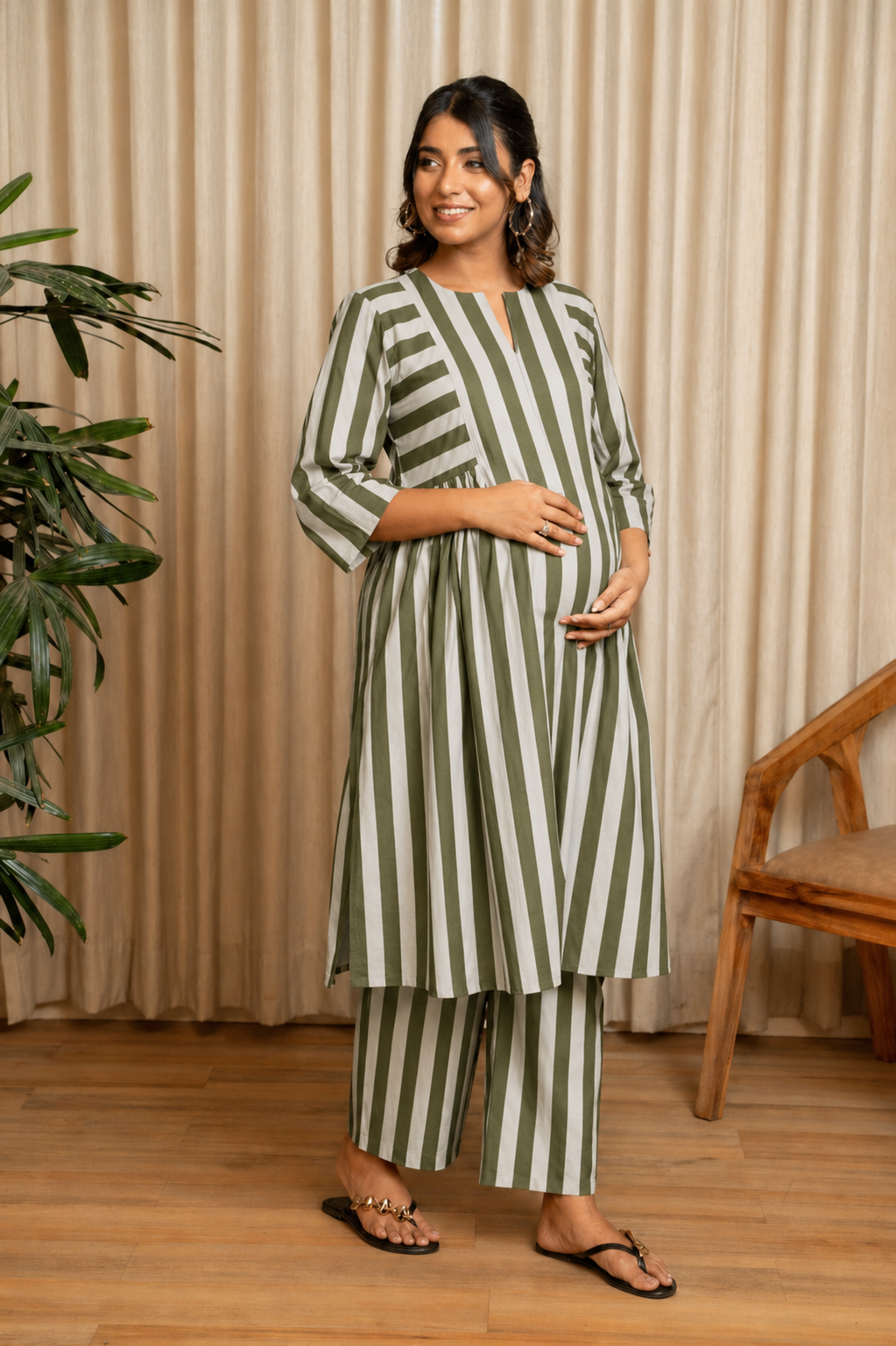 Mint Meadow Maternity & Nursing  Co-ord Set