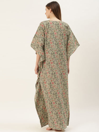 Green Sundae Maternity & Nursing Kaftan