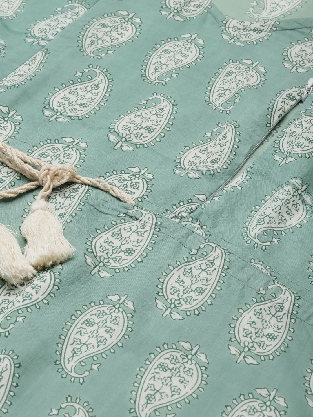 Paisley On Green Maternity & Nursing Kaftan