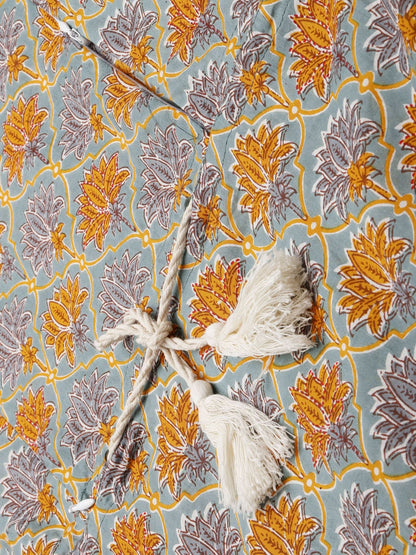 Blooming Radiance Maternity & Nursing Kaftan