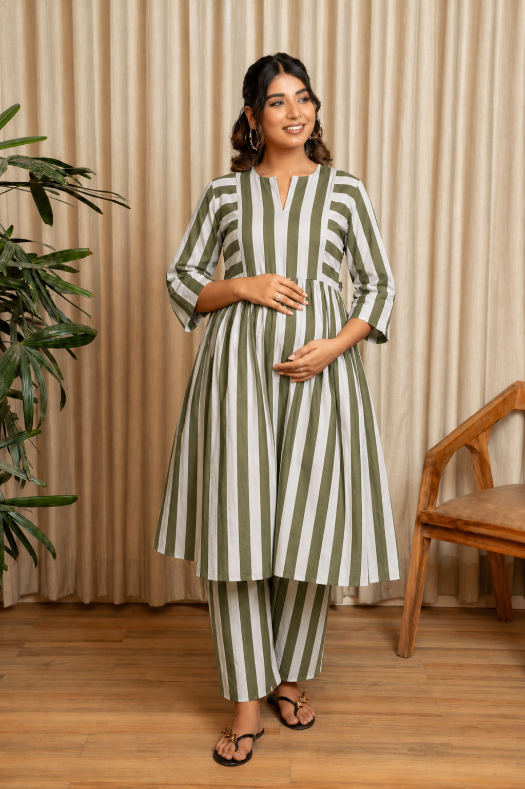 Mint Meadow Maternity & Nursing  Co-ord Set