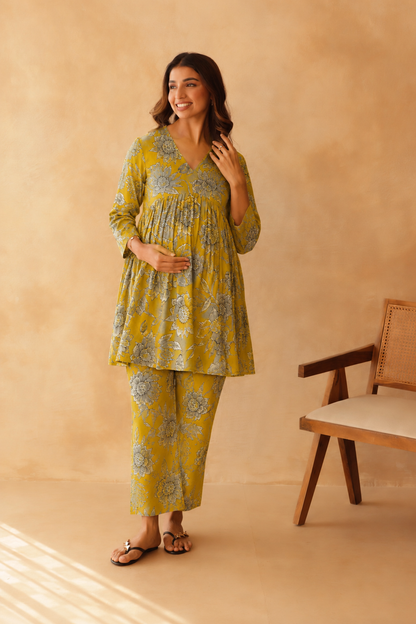 Sunspire Floral Maternity & Nursing Co-ord Set