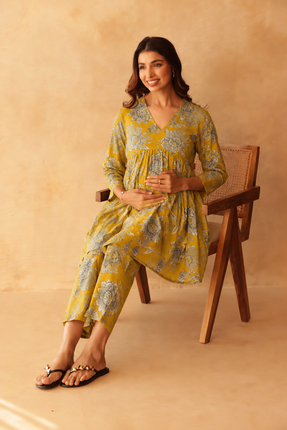 Sunspire Floral Maternity & Nursing Co-ord Set