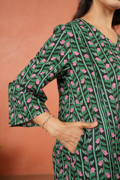 Rosy Vine Maternity & Nursing Co-ord Set