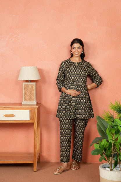 Gulzar Maternity & Nursing Co-ord Set