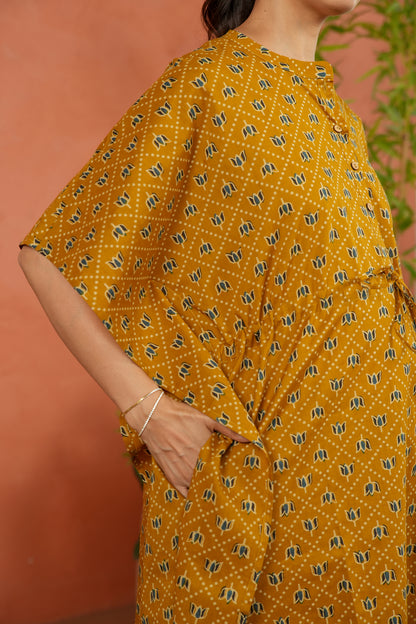 Kamal Jaali Maternity & Nursing Kaftan