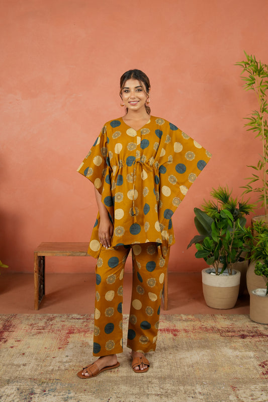 Earthy Medallions Maternity & Nursing Co-ord