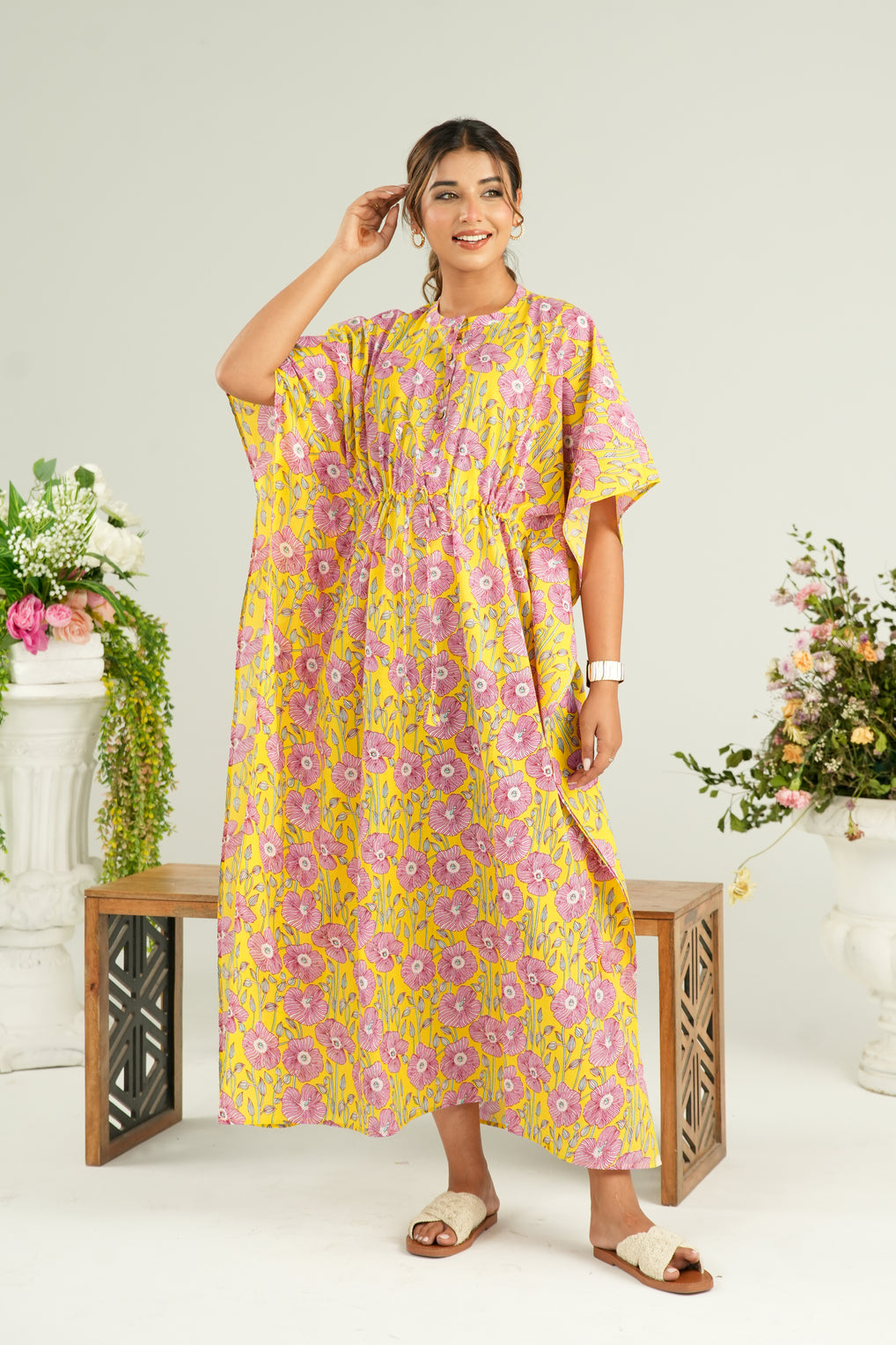 Poppy Parade Maternity & Nursing Kaftan
