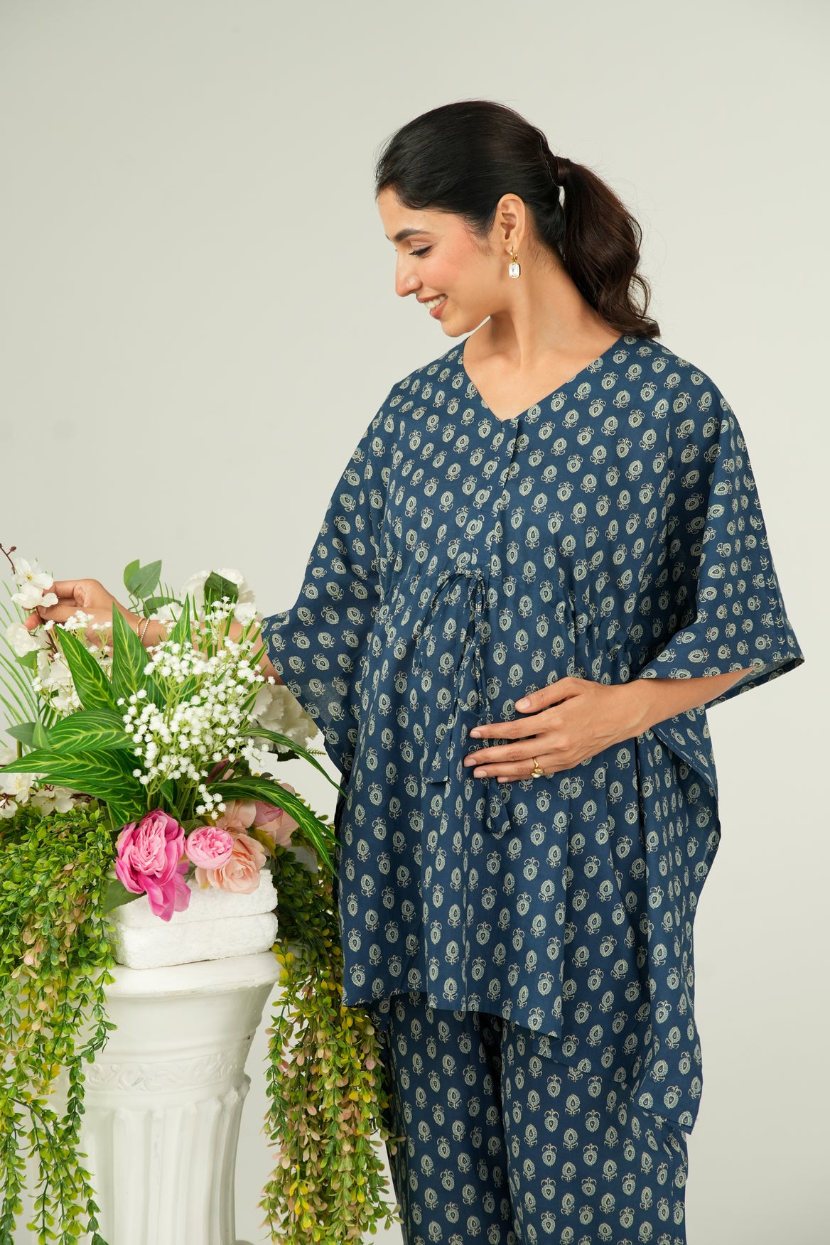 Indigo Bloomlet  Maternity & Nursing Co-ord