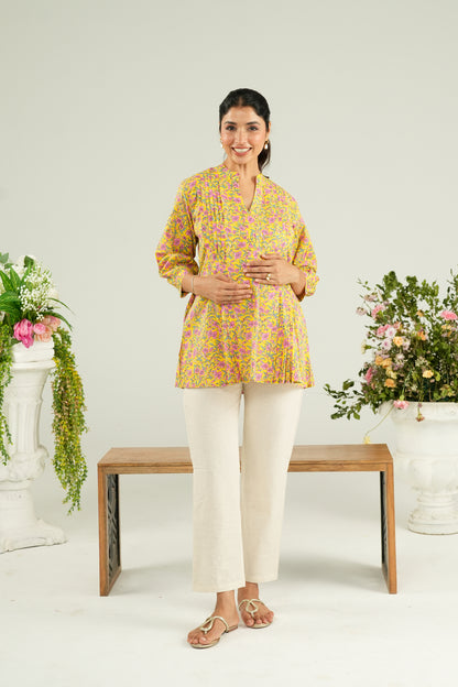 Mango Blossom Maternity & Nursing Top