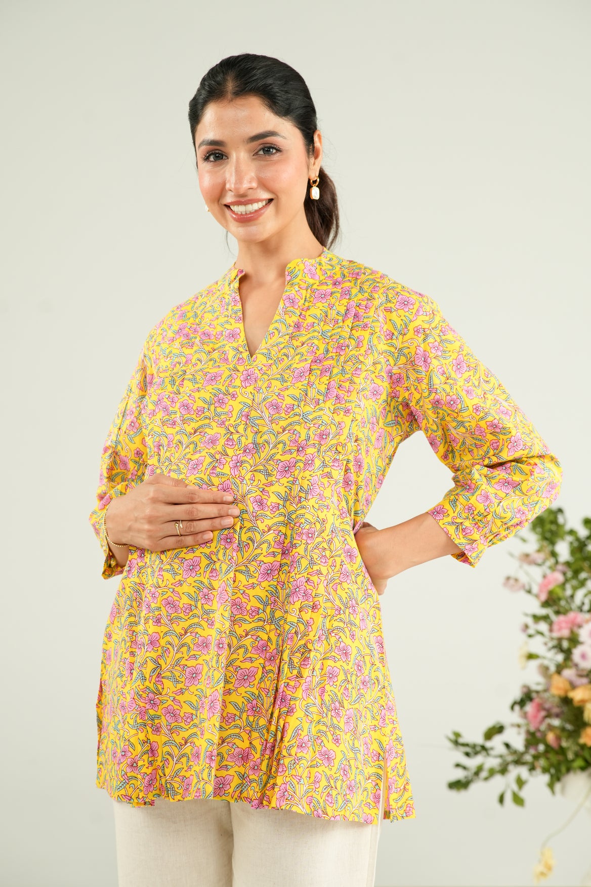 Mango Blossom Maternity & Nursing Top