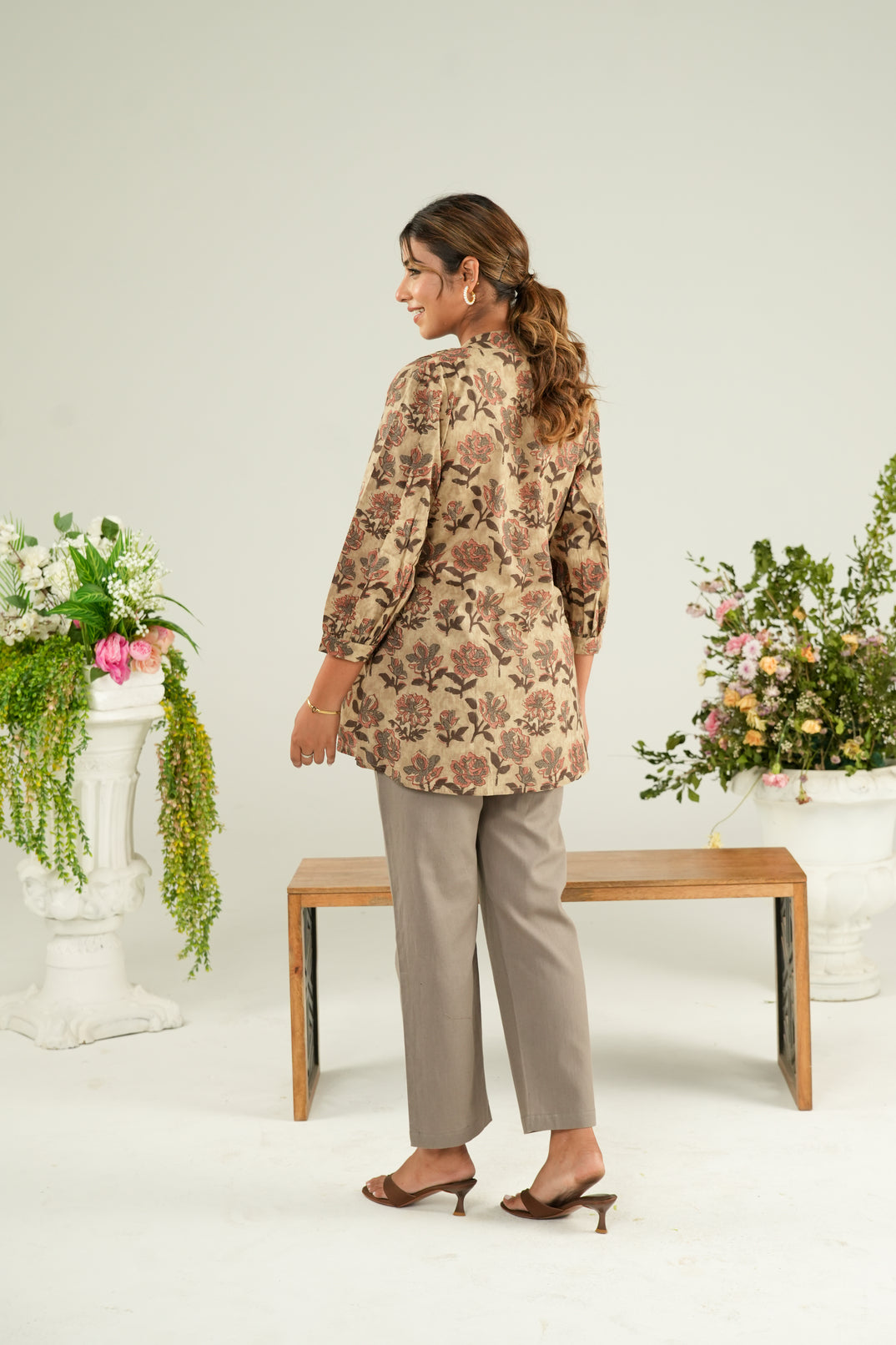 Earthy Petals Maternity & Nursing Top
