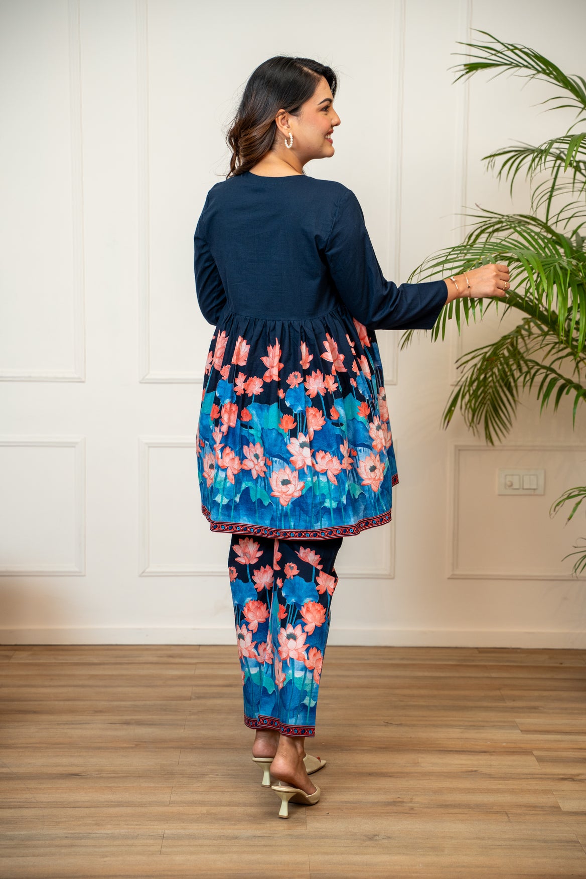 Chandni Lotus Maternity & Nursing Co-ord Set