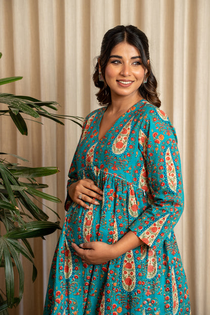 Noor Paisley Maternity & Nursing Co-ord Set