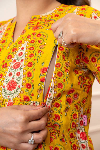 Amber Rosette Maternity & Nursing Top