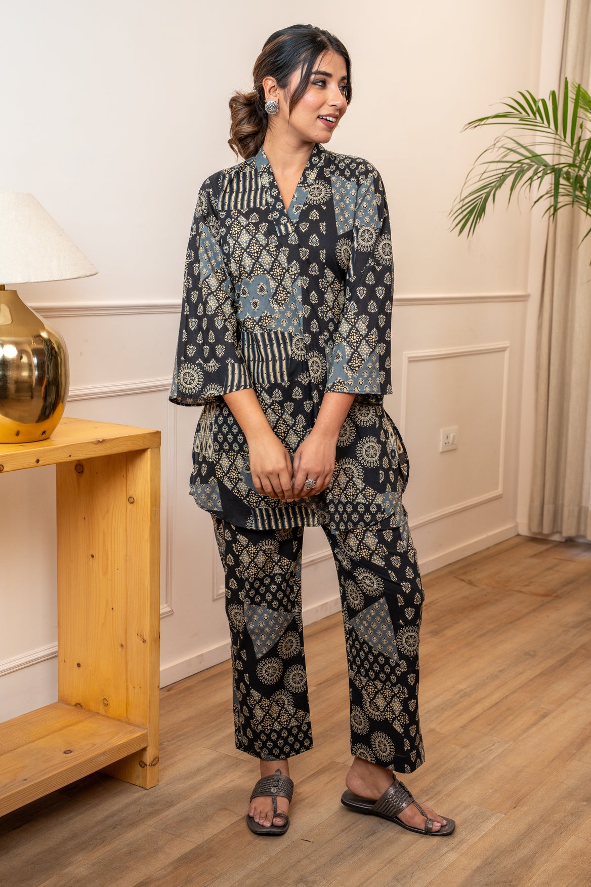 Zari Bagh Cotton Co-ord Set