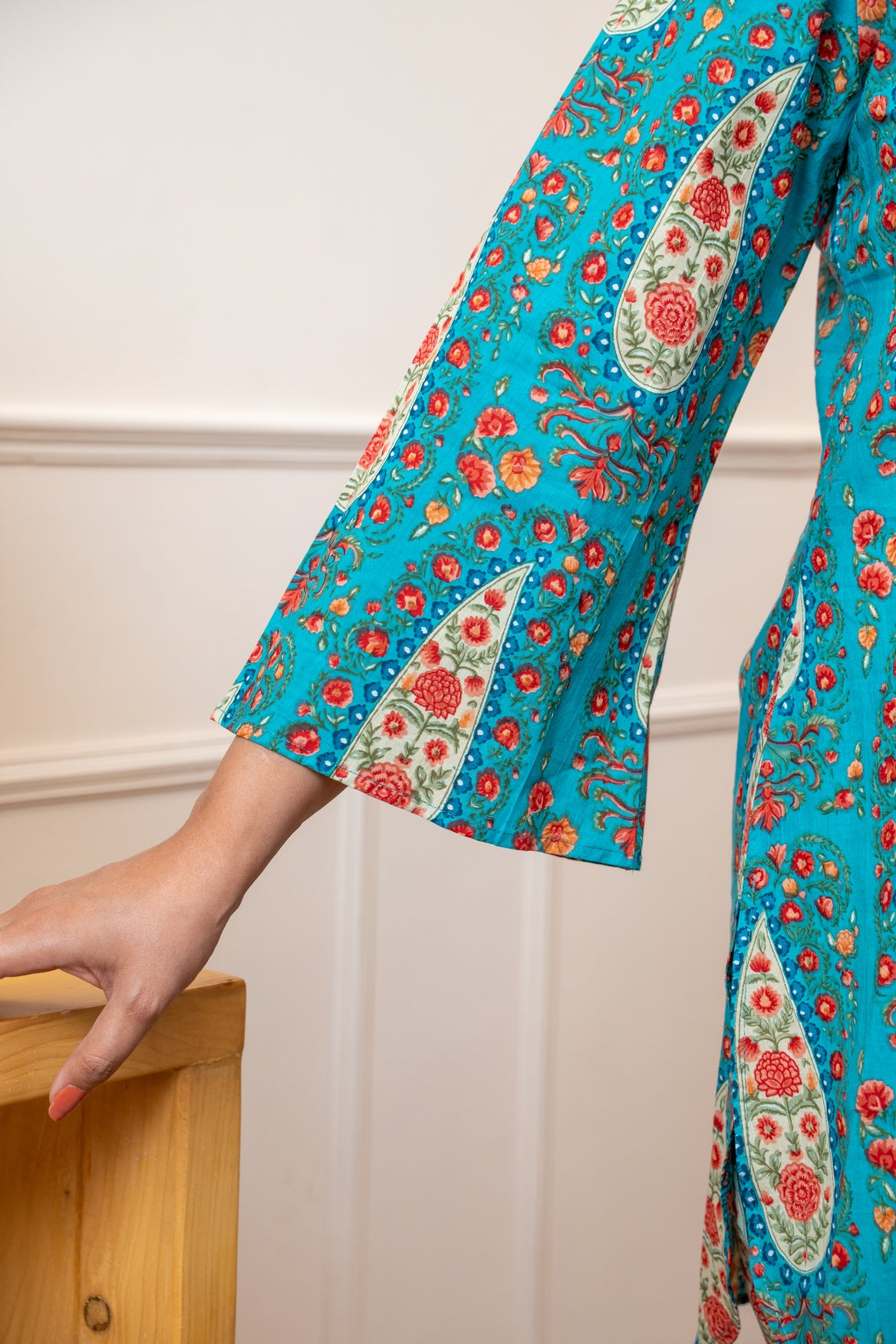 Noor Paisley Cotton Co-ord Set
