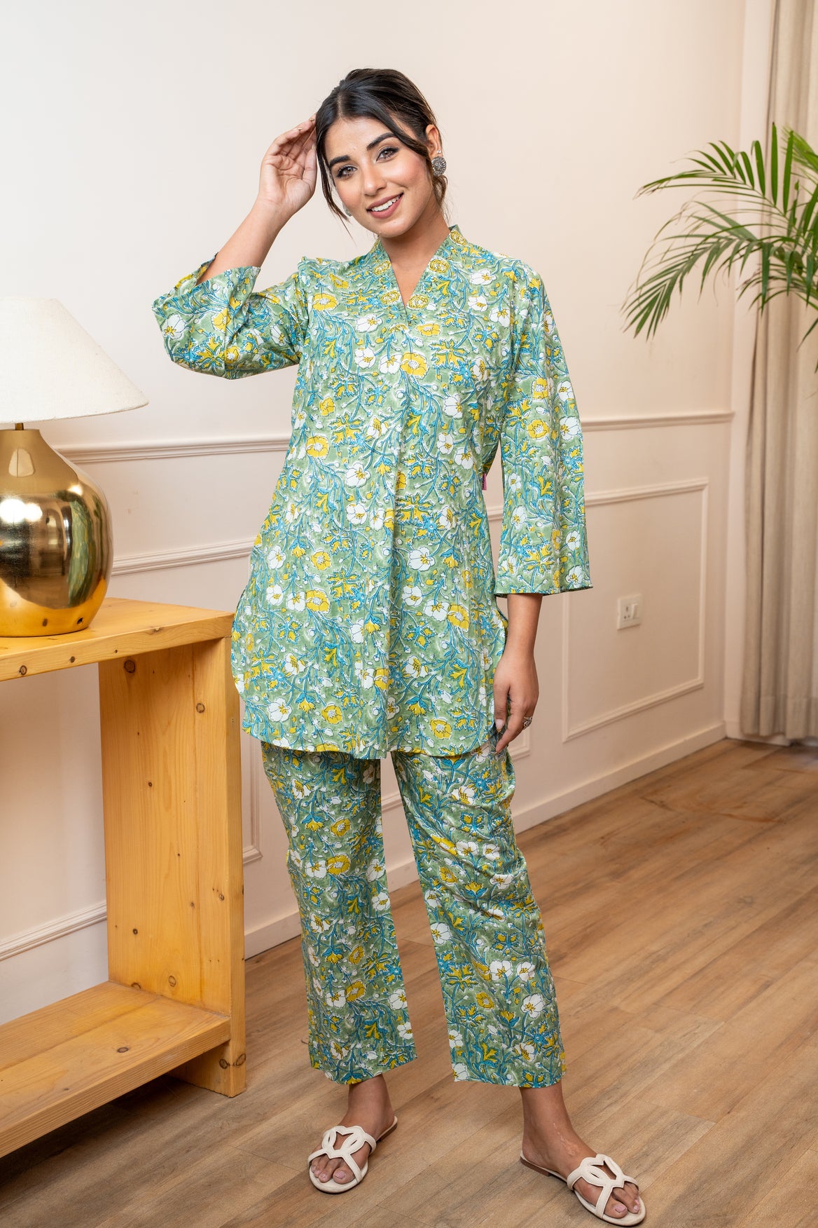 Panna Phool Cotton Co-ord Set