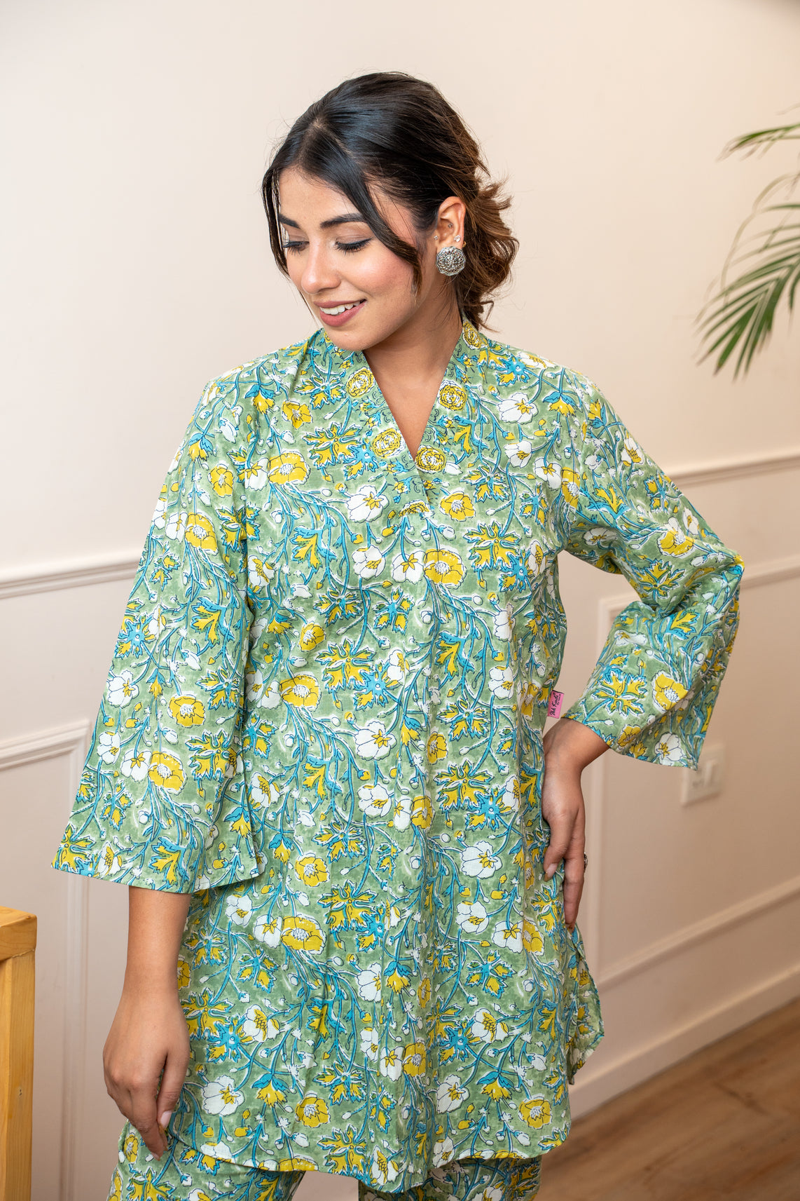 Panna Phool Cotton Co-ord Set