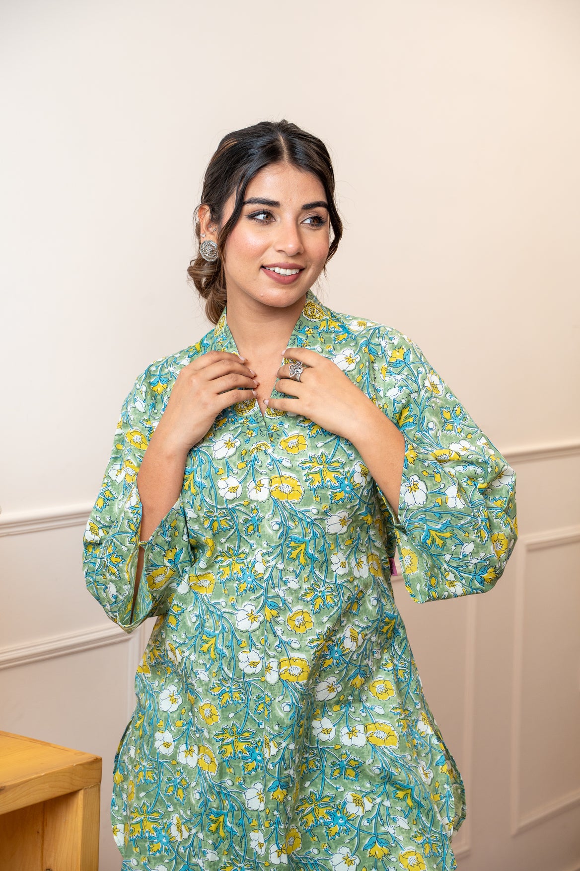 Panna Phool Cotton Co-ord Set