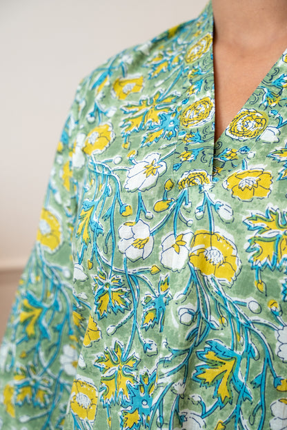 Panna Phool Cotton Co-ord Set
