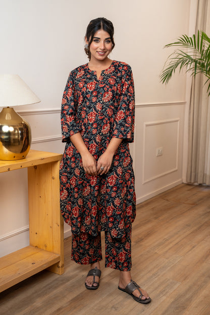 Noor Gulab Jal Co-ord Set