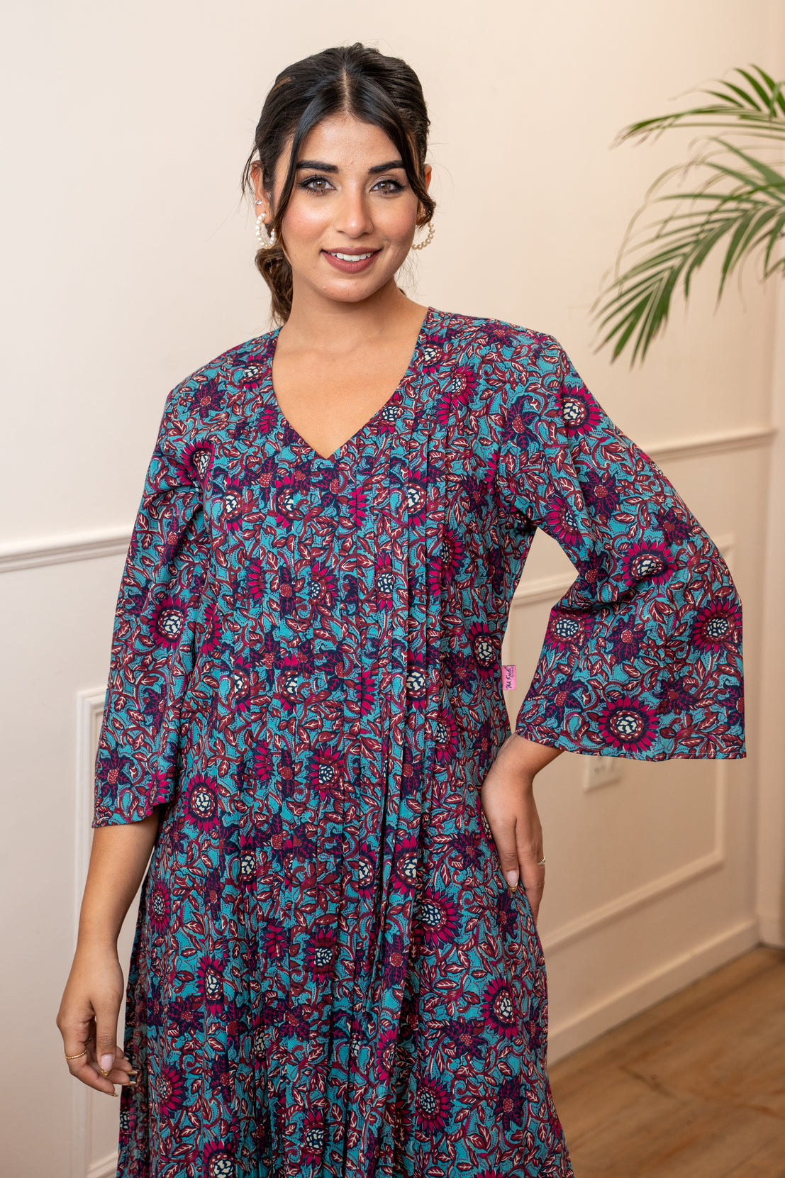 Raat Rani Bloom Pleated Co-ord Set