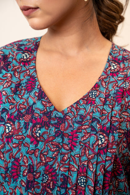 Raat Rani Bloom Pleated Co-ord Set